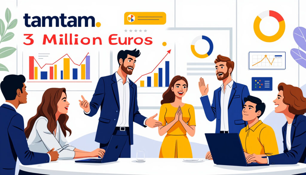 Tamtam, la solution SaaS dédiée à la sales intelligence, réussit à lever 3 millions d'euros 2 découvrez tamtam, la solution saas innovante dédiée à la sales intelligence, qui vient de lever 3 millions d'euros pour booster votre performance commerciale. apprenez comment cette levée de fonds va transformer la façon dont les entreprises exploitent leurs données de vente.