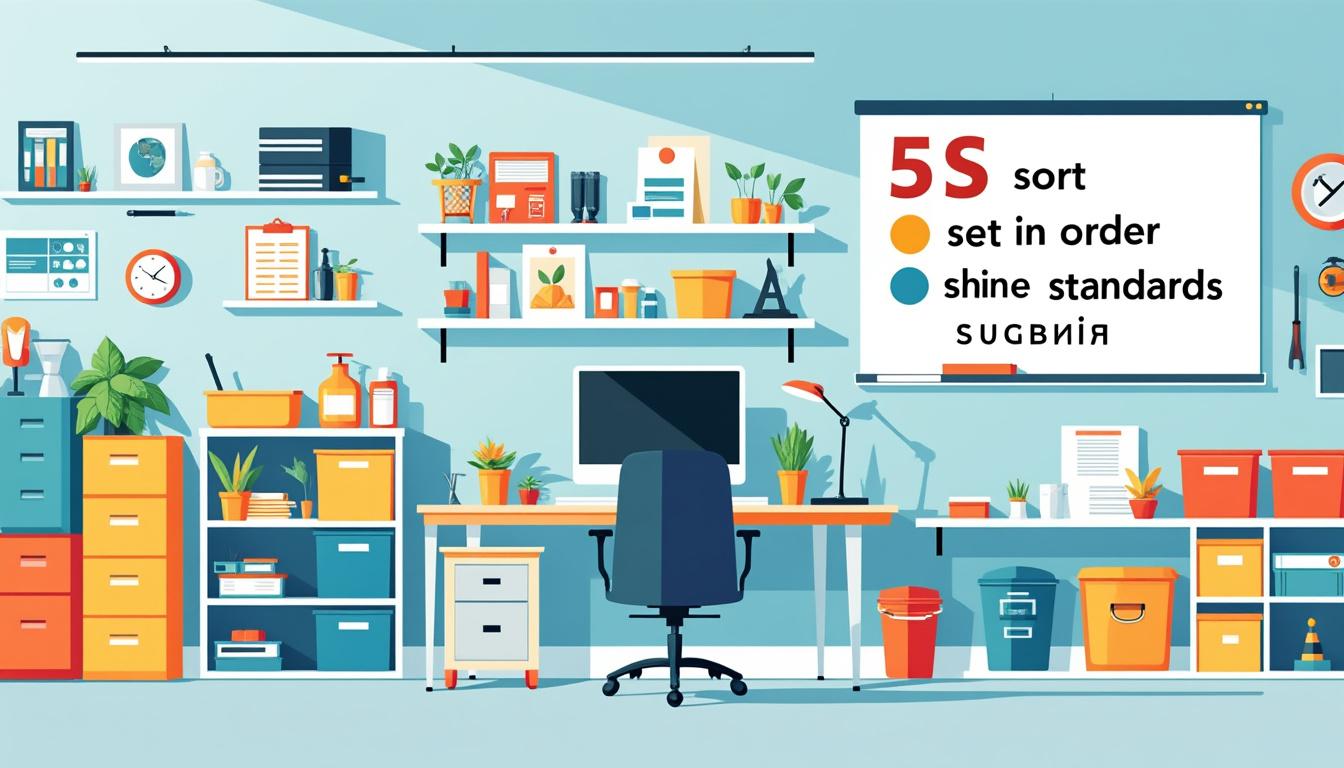 Découvrez les 5S : une méthode japonaise pour optimiser l'organisation et l'efficacité au travail 6 découvrez les 5s, une méthode japonaise éprouvée pour améliorer l'organisation et l'efficacité au sein de votre entreprise. apprenez à structurer votre espace de travail et à maximiser la productivité grâce à cette approche simple et efficace.