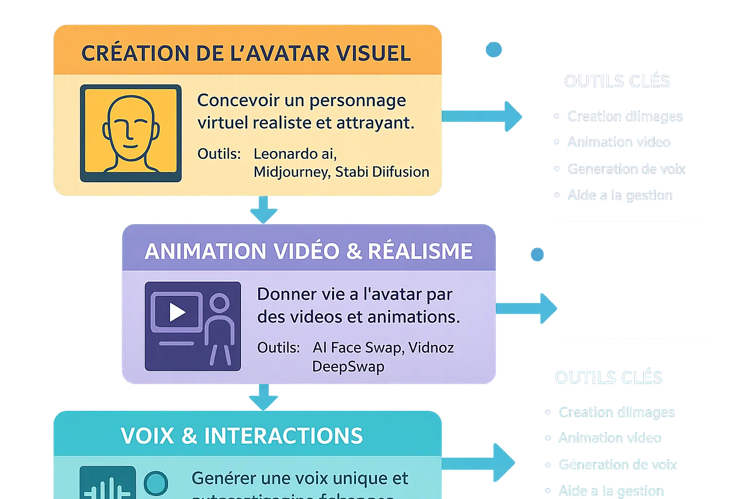 OFM IA : Définition des modèles virtuels avec IA 7 Illustration d'un avatar IA en création