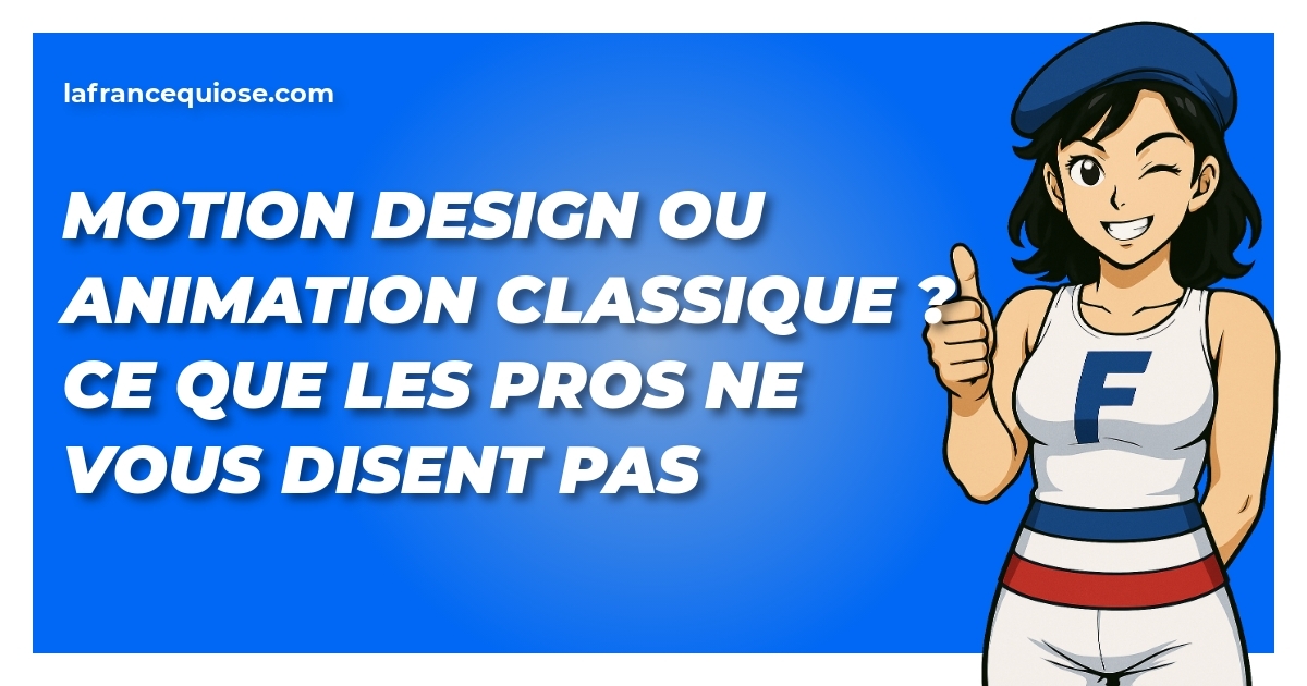 Motion design vs animation classique : les secrets des pros enfin révélés