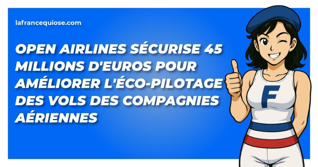 open airlines securise 45 millions deuros pour ameliorer leco pilotage des vols des compagnies aeriennes la france qui ose