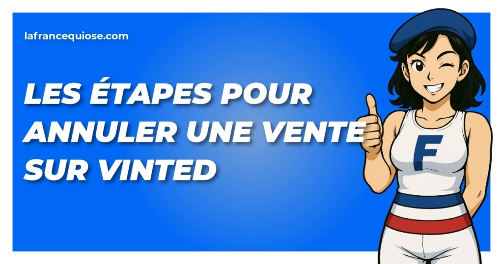 les etapes pour annuler une vente sur vinted la france qui ose
