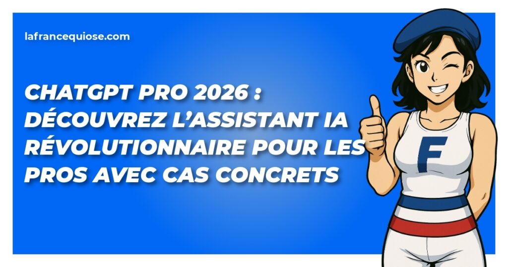 chatgpt pro 2026 decouvrez lassistant ia revolutionnaire pour les pros avec cas concrets la france qui ose