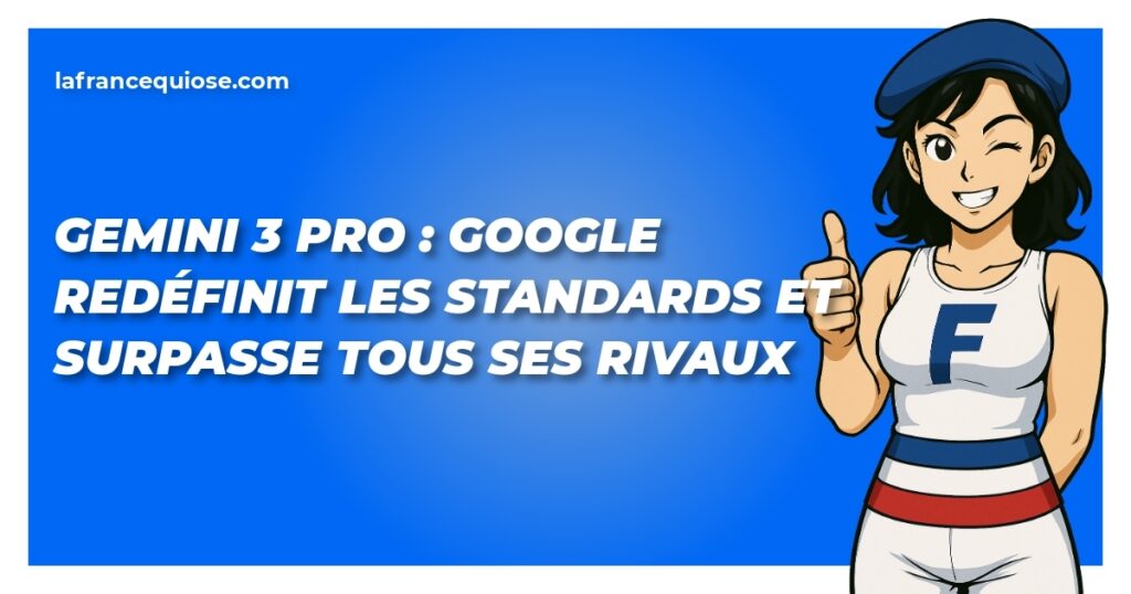 gemini 3 pro google redefinit les standards et surpasse tous ses rivaux la france qui ose