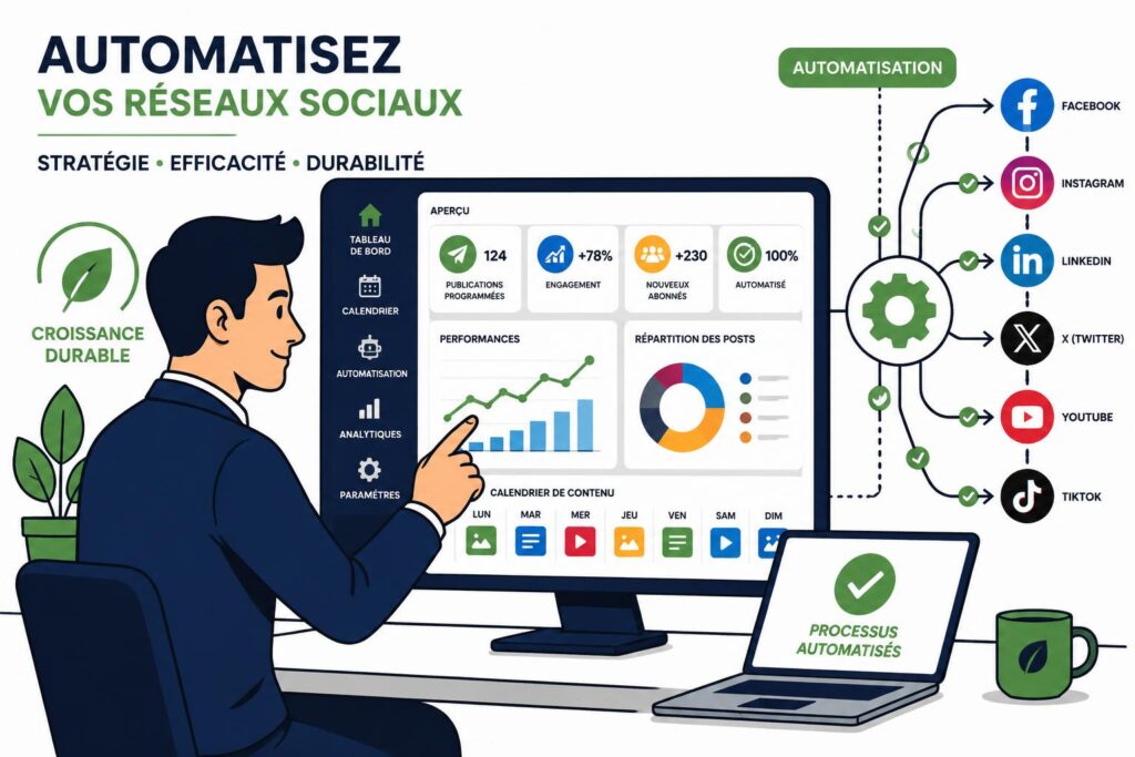 découvrez comment mettre en place une automatisation des réseaux sociaux efficace, alliant stratégie propre et durable pour optimiser votre présence en ligne de manière responsable.