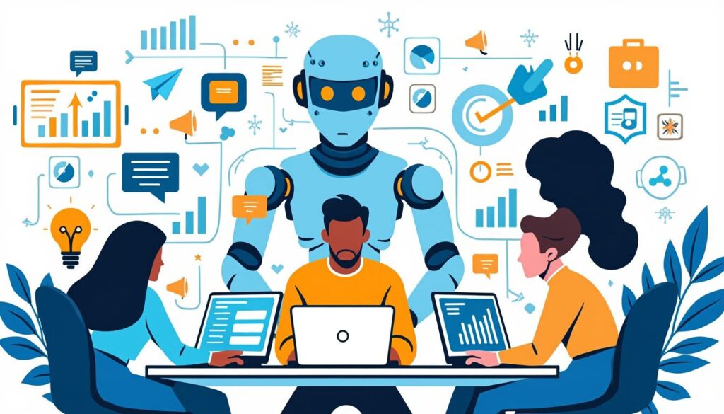 découvrez comment l'ia révolutionne la création de contenu marketing grâce à des méthodes intelligentes pour optimiser votre stratégie et engager efficacement votre audience.