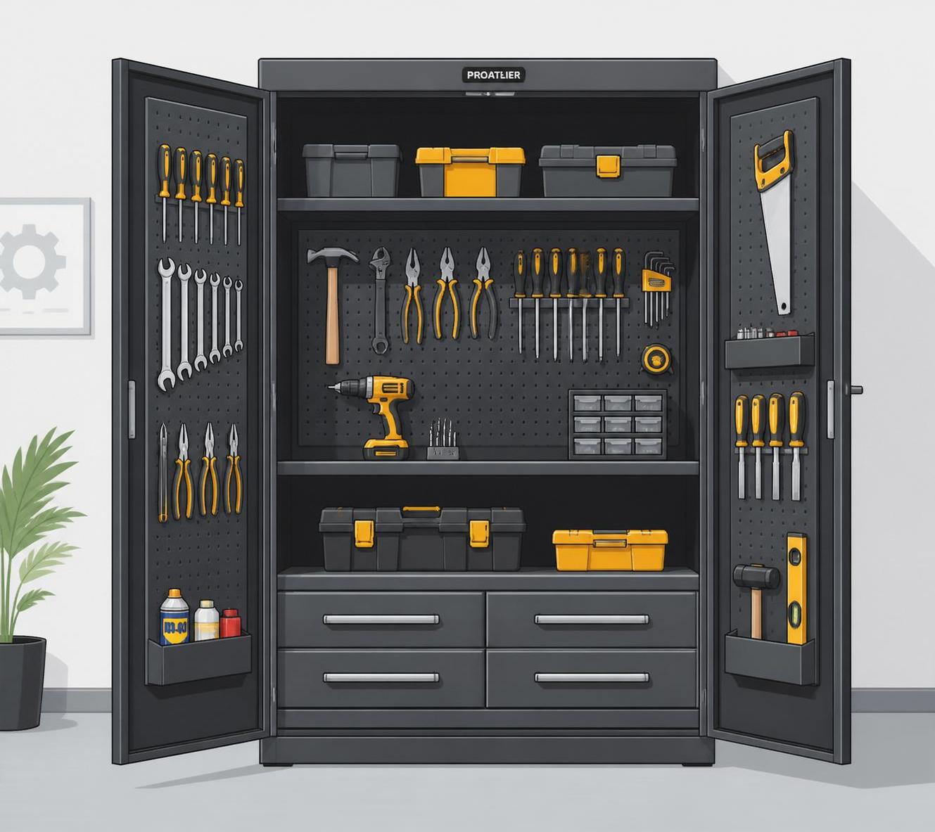 découvrez notre armoire pour outillage et organisez votre espace de travail efficacement. rangez vos outils en toute simplicité et gagnez en productivité dès maintenant.