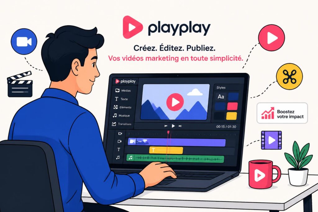 découvrez playplay, l'outil simple et rapide pour créer vos vidéos marketing professionnelles sans effort.