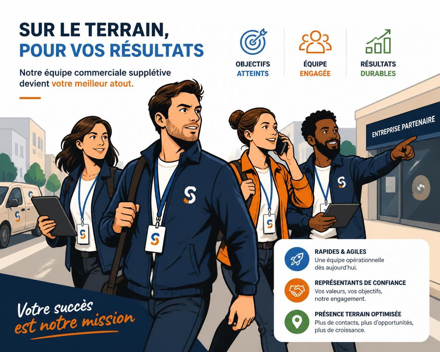 boostez votre croissance grâce à une agence de force de vente supplétive experte, offrant des solutions performantes et adaptées pour maximiser vos résultats commerciaux.