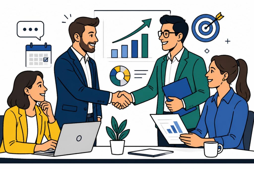 boostez votre croissance grâce à une agence de force de vente supplétive experte et performante, spécialisée dans l'optimisation de vos résultats commerciaux.