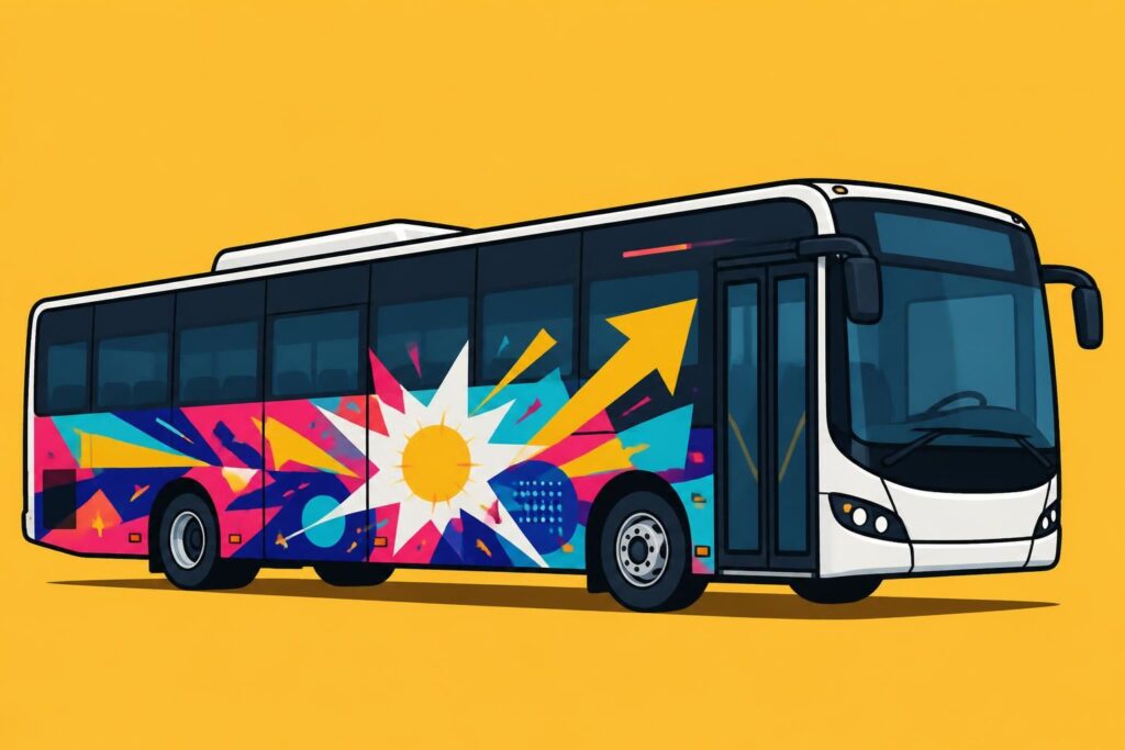 augmentez la visibilité de votre marque grâce à l'affichage publicitaire sur bus, un moyen efficace pour toucher un large public partout en ville.