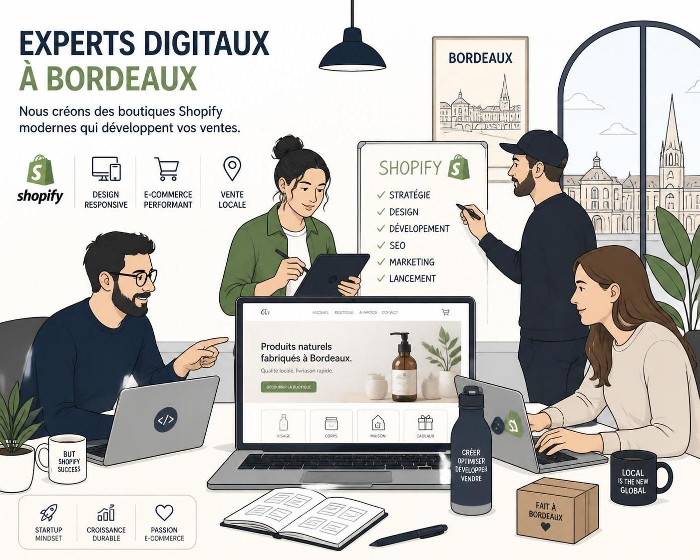 Agence shopify bordeaux : boostez vos ventes avec des experts locaux 5 agence shopify à bordeaux : profitez de l'expertise locale pour créer ou optimiser votre boutique en ligne et augmenter vos ventes efficacement.