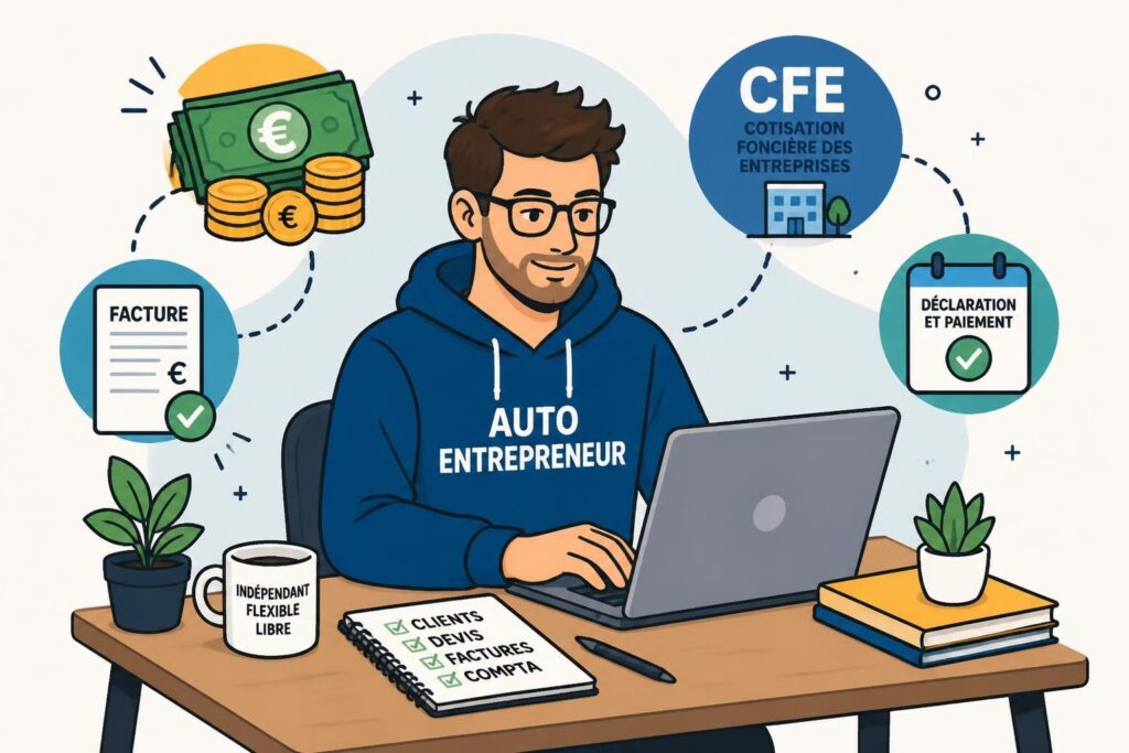découvrez tout sur la cfe pour auto-entrepreneurs sans local : qui doit la payer, son montant et les modalités de paiement expliquées clairement.