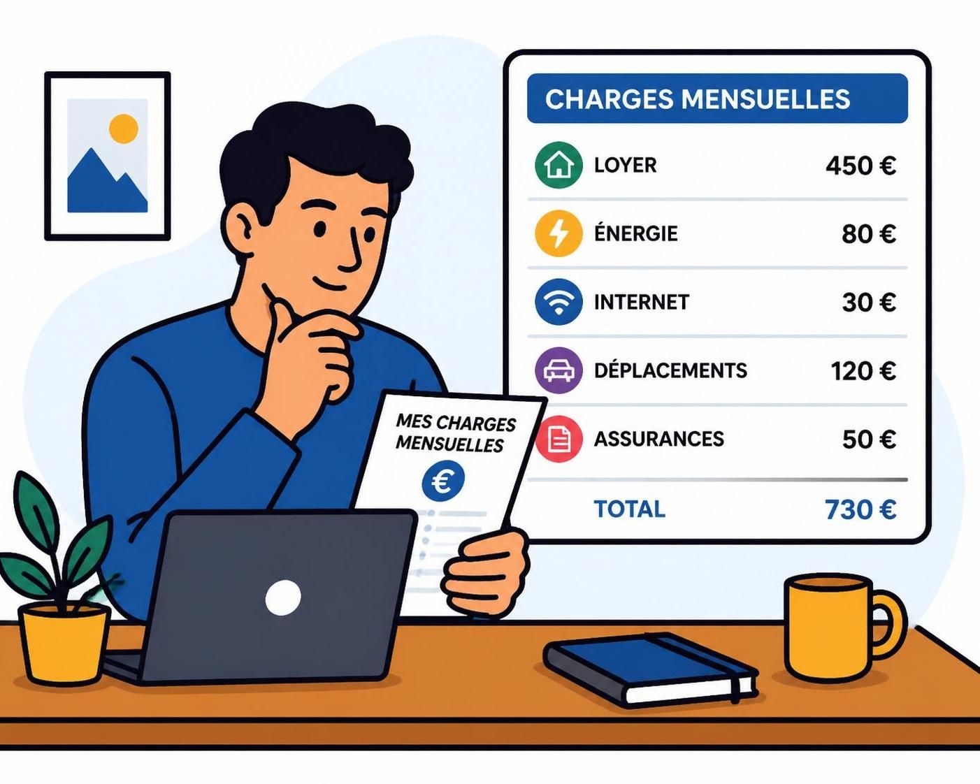 découvrez en détail les charges mensuelles de l'auto-entrepreneur et ce que vous devez réellement payer chaque mois pour gérer votre activité en toute sérénité.