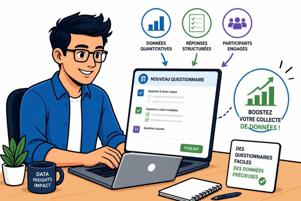 créez facilement des questionnaires en ligne efficaces pour optimiser la collecte de données et améliorer vos analyses.
