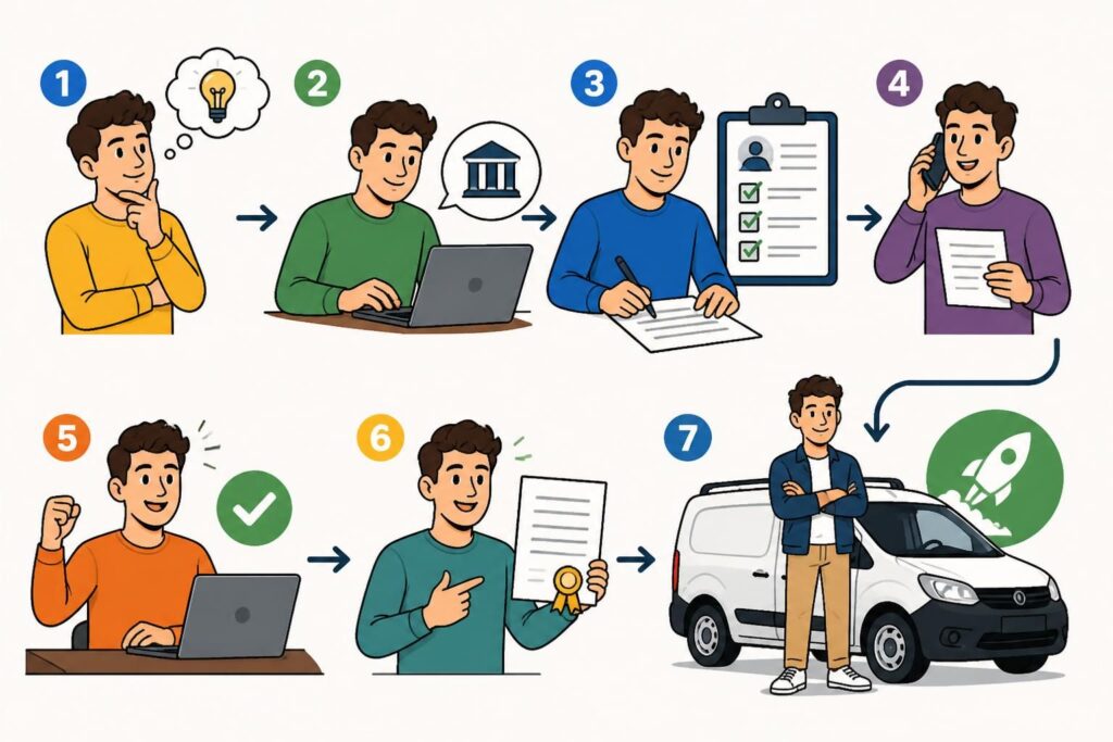 découvrez toutes les étapes essentielles pour devenir auto-entrepreneur, avec un guide complet des démarches à suivre dans l'ordre pour réussir votre création d'entreprise.