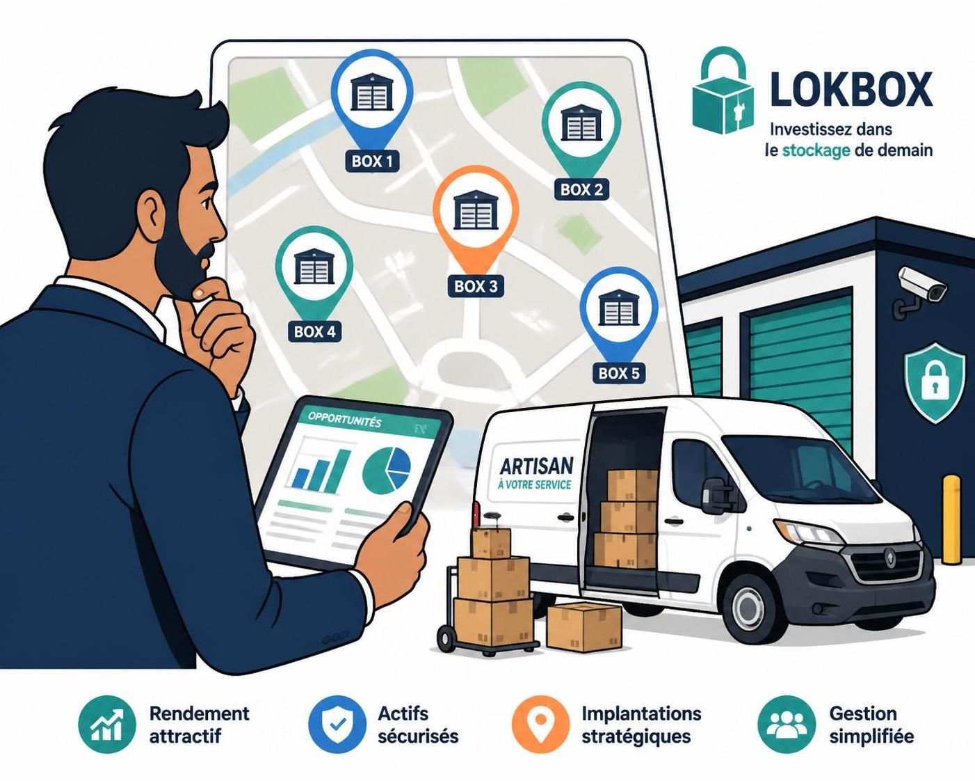 découvrez comment investir dans des box de stockage, analysez le rendement potentiel et la mise de départ nécessaire pour optimiser votre placement immobilier.