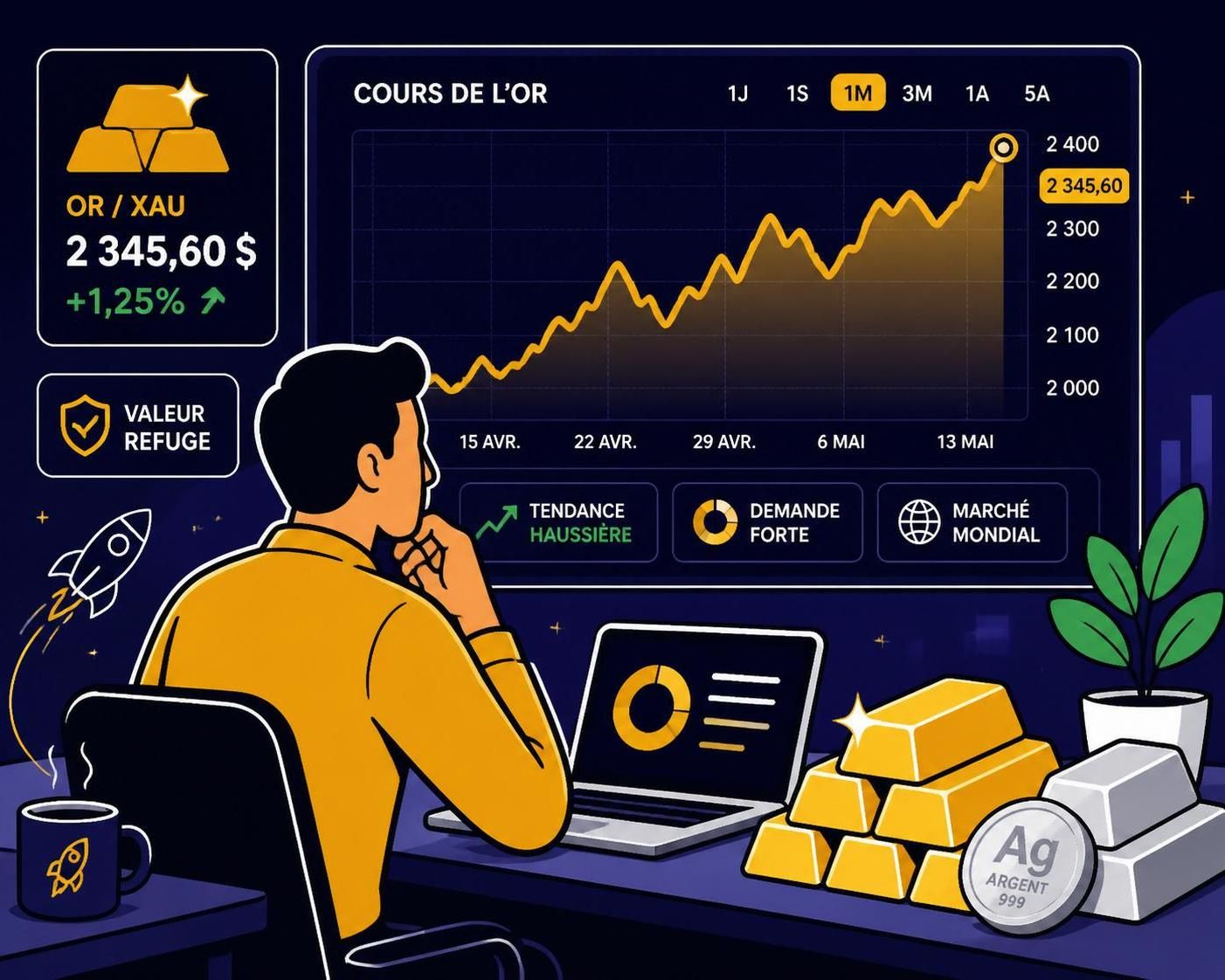 Investir dans l'or : comment s'y prendre concrètement 5 découvrez comment investir dans l'or concrètement avec nos conseils pratiques et stratégies adaptées pour sécuriser et faire fructifier votre patrimoine.