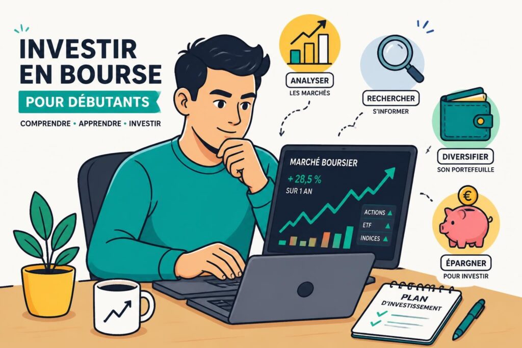 découvrez comment investir en bourse quand on débute : conseils clés et étapes essentielles pour commencer sans faire d'erreurs.