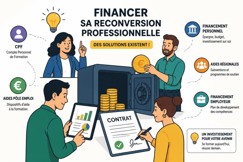 découvrez toutes les solutions pour financer votre reconversion professionnelle et réussir votre changement de carrière en toute sérénité.