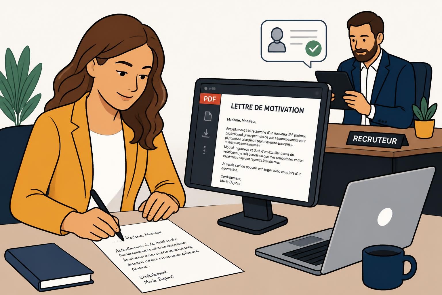 découvrez les avantages et inconvénients de la lettre de motivation manuscrite versus tapée pour choisir la meilleure option lors de votre candidature aujourd'hui.