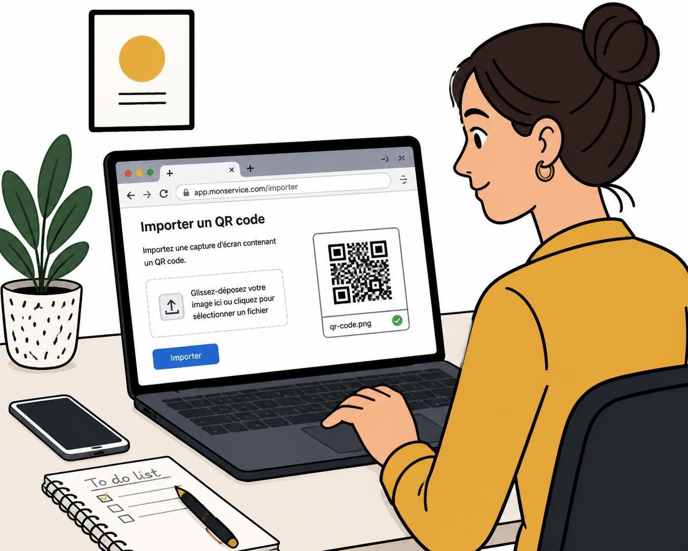 Lire un QR code en ligne, directement depuis ton navigateur 5 découvrez comment lire un qr code en ligne facilement et rapidement, directement depuis votre navigateur, sans besoin d'application supplémentaire.