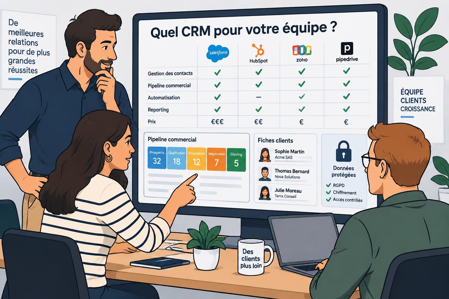CRM français : les solutions à privilégier pour ta boîte 4 découvre les meilleurs crm français pour ta boîte : compare leurs fonctionnalités, leurs tarifs et leurs avantages pour choisir la solution adaptée à tes besoins.