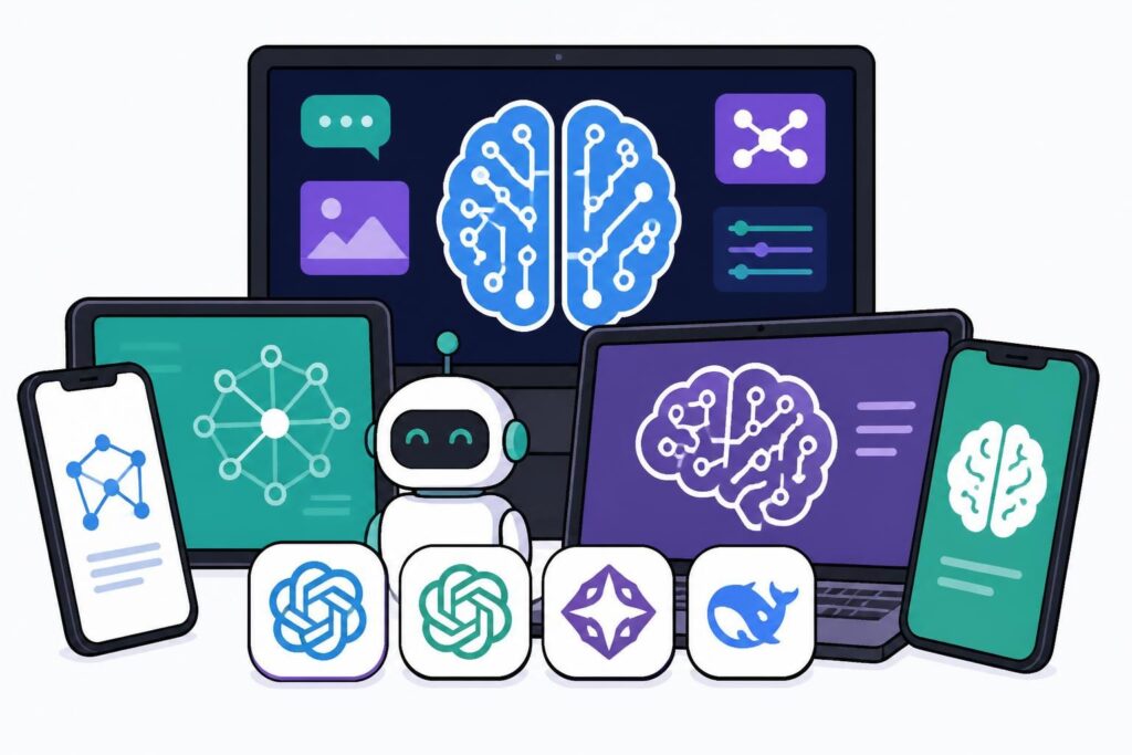 découvrez notre sélection testée des meilleures applications ia gratuites pour optimiser votre productivité et explorer l'intelligence artificielle sans frais.