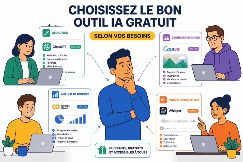découvrez quel logiciel d'ia gratuit choisir selon vos besoins grâce à notre guide complet et adapté à tous les utilisateurs.