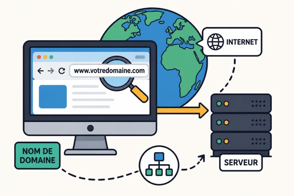 découvrez la définition simple d'un nom de domaine et comprenez son fonctionnement essentiel pour accéder facilement aux sites web.