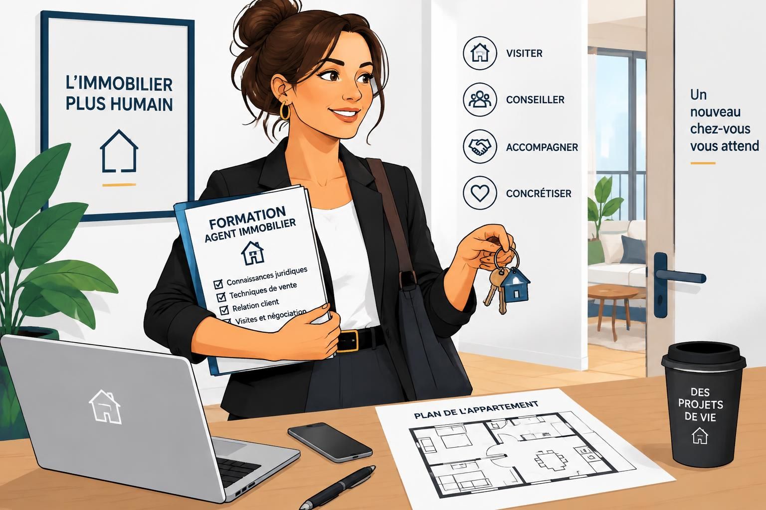 Devenir agente immobilière : salaire et parcours 5 découvrez le salaire d’une agente immobilière, les formations à suivre et les étapes clés pour réussir dans ce métier.