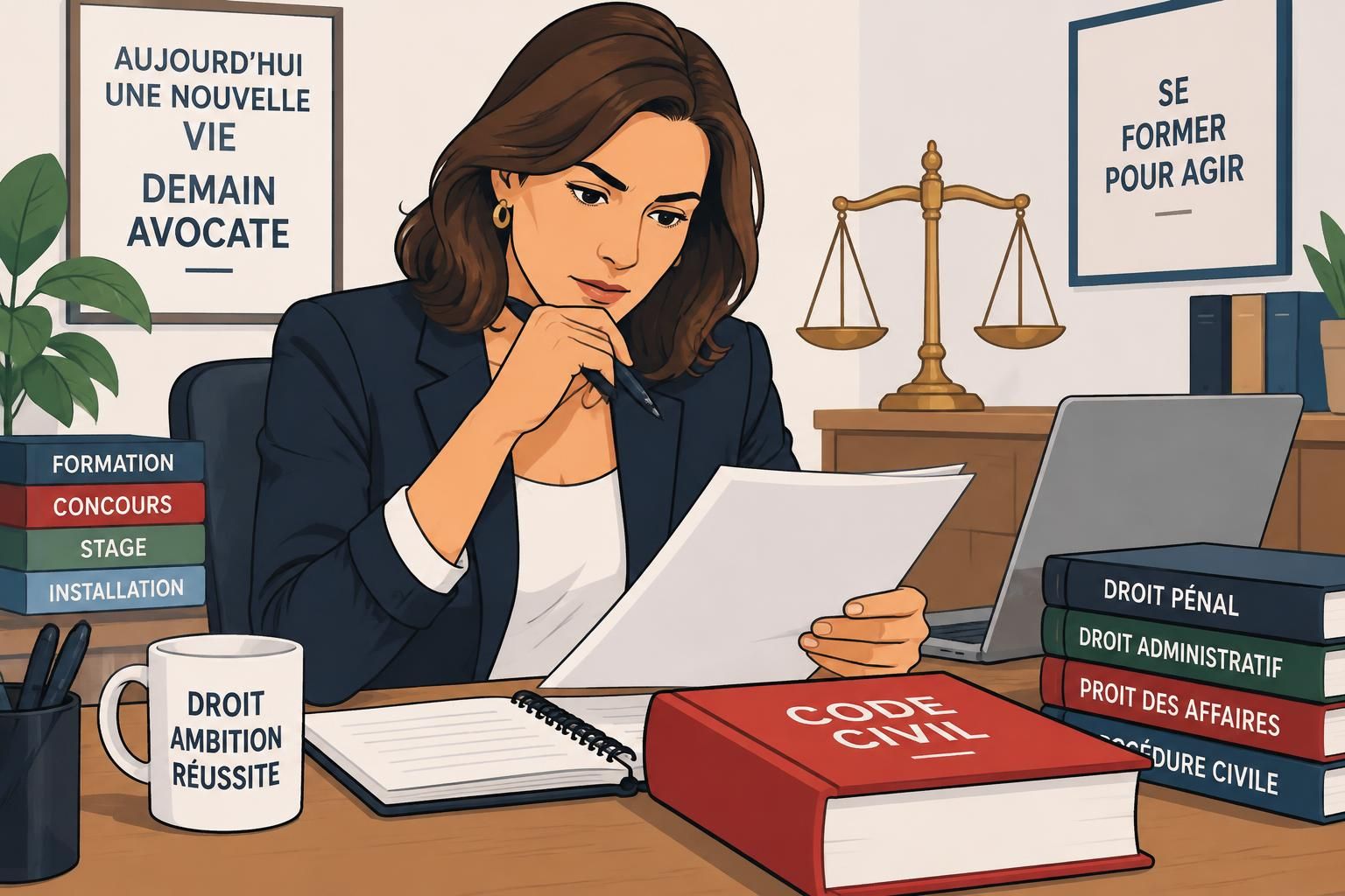 découvrez les étapes pour devenir avocate après une reconversion : études de droit, examen d’entrée au crfpa, formation et conditions d’exercice.