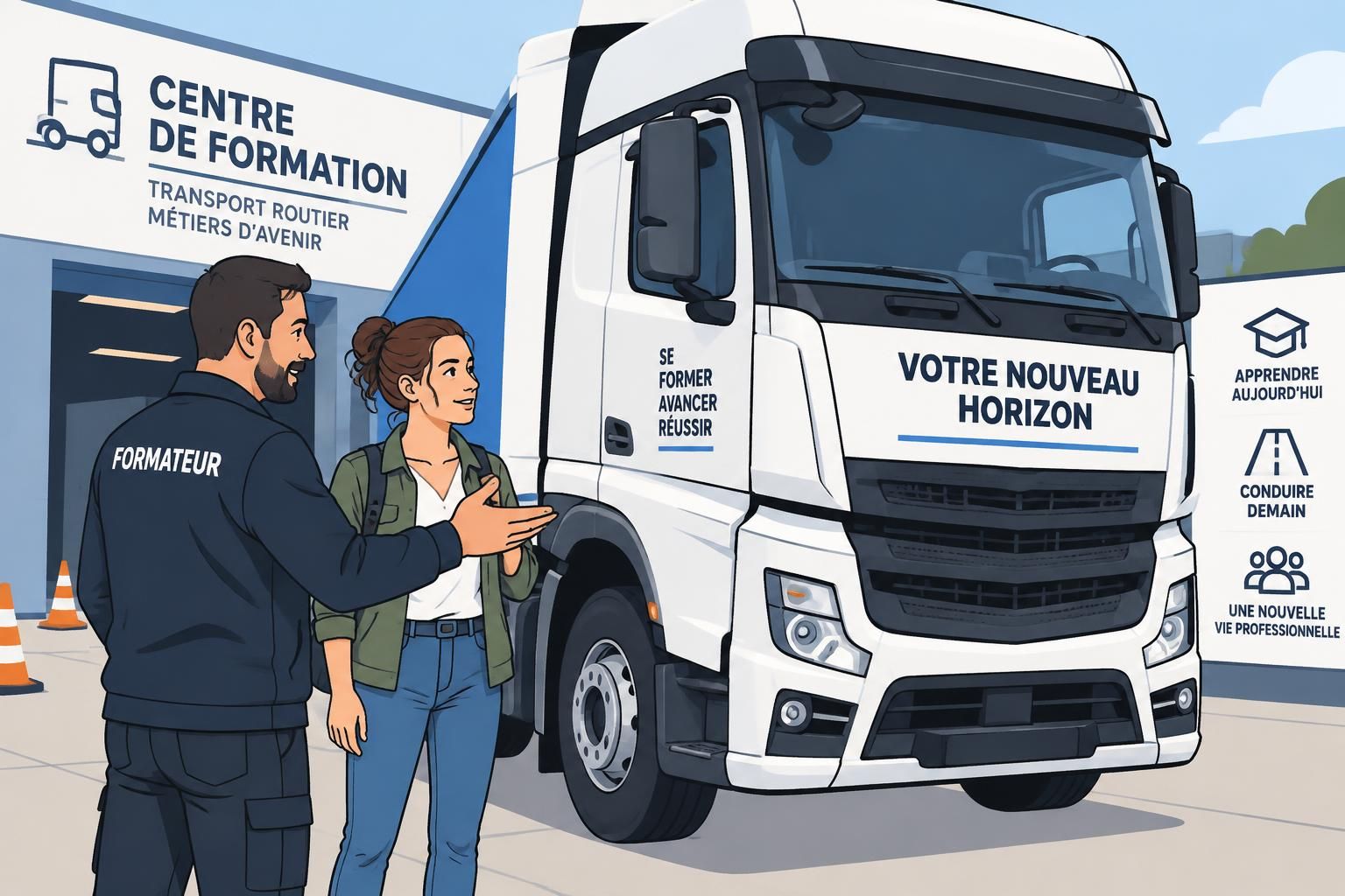 découvrez les étapes, formations et financements pour devenir chauffeur routier et réussir votre reconversion professionnelle.