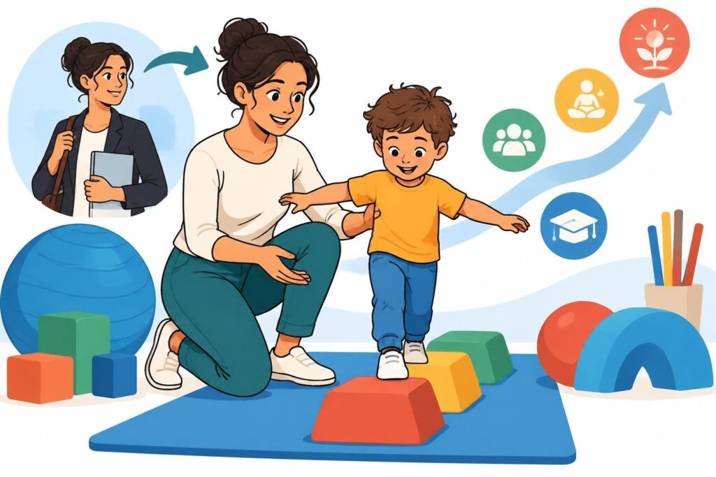 découvrez les étapes, les études et les conditions d’accès à la formation de psychomotricien pour réussir votre reconversion professionnelle.