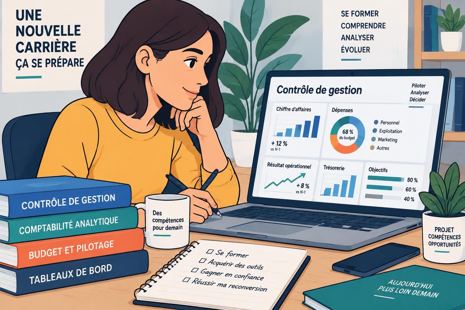 découvrez comment vous reconvertir dans la finance grâce à une formation en contrôle de gestion : compétences clés, débouchés et conseils pour réussir.