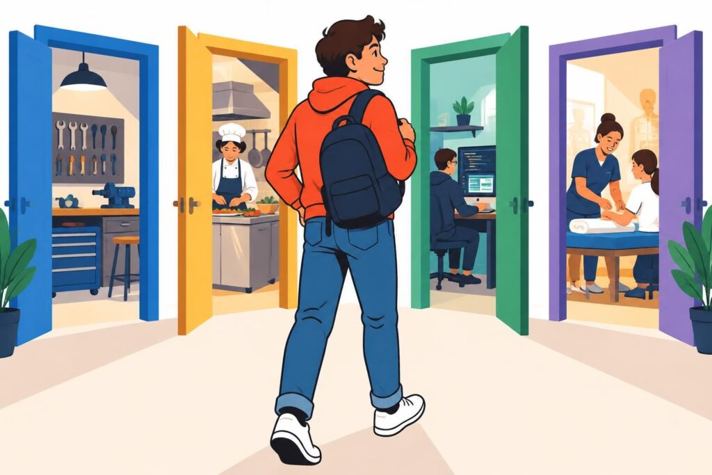pas le bac ? découvrez les formations accessibles sans diplôme, les secteurs qui recrutent et les solutions pour construire votre projet professionnel.