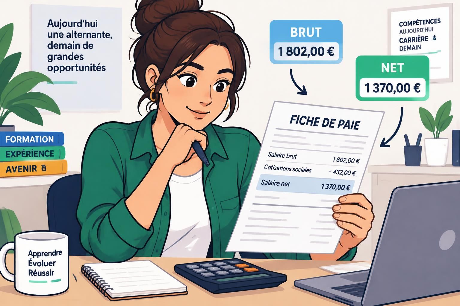 découvre le salaire en contrat de professionnalisation : rémunération selon l’âge, le niveau de formation et les règles applicables.